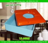 GẠT TÀN THUỐC, gạt tàn VUÔNG, gạt tàn nhựa, cửa hàng bán sỉ nhựa Fataco, nhựa phát thành giá rẻ nhất