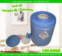 Bình đá 4L, Bình đá có vòi, Bình đá SAHARA 4L, INDONESIA, cửa hàng bán sỉ Bình đá SAHARA giá rẻ nhất, Bình đá SAHARA giá rẻ nhất