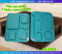 Khay cơm văn phòng (KPA 63), cửa hàng bán sỉ khay cơm phần, đại lý bán sỉ nhựa gia dụng giá rẻ nhất