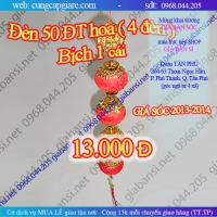 Đèn 50 ĐT hoa, bịch 1 cái, dây xuân treo tết, xuân 2014, trang trí tết giá rẻ nhất